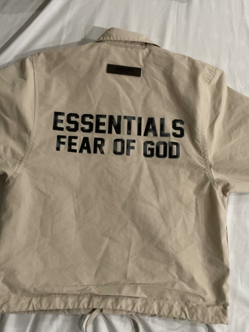 Kids Fear Of God Essentials Coaches Jacket